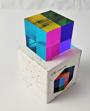CMY Color Cube, 2.0 Inch 50Mm Acrylic Mixing Color Cube Prism for Physics Educ