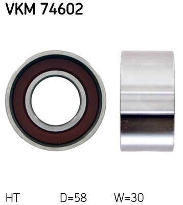 SKF SWEDEN VKM 74602 Tensioner Pulley, timing belt for MAZDA