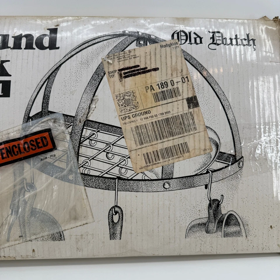 Old Dutch Half Round Pot Rack Chrome #055CH Vintage Early 2000s Wall Mount NIB - Image 2 of 4