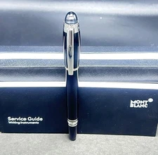 Montblanc Starwalker Ballpoint Pen Black  Body + Silver Clip I Black Ink