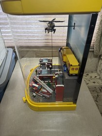 Lego City Store Display #7741 #7208 #3221 Helicopter Spins, Read Description**