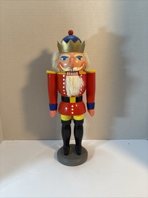 VTG Vero Wooden Erzgebirgischer King Nussknacker  Nutcracker Germany