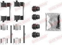 1X Quick Brake 109-0048 ZubehöRsatz Scheibenbremsbelag FüR Mazda Ds