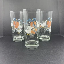 International Marmalade Geese Set Of 3 Tumblers 6 1/4” Tall