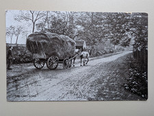 OLD POSTCARD RURAL FARMING HORSE HAYCART FARM ANIMAL T 235