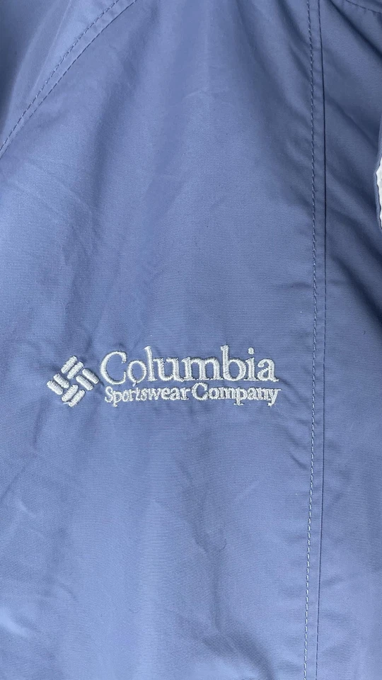 Jaqueta de esqui vintage Columbia feminina XL roxa cinza intercambiável 3 em 1 anos 90 - Imagem 2 de 4