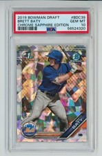 2019 Bowman Draft Sapphire Edition Baseball Cards 9