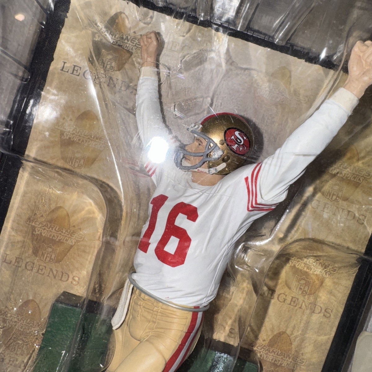 NFL Legends McFarlane Joe Montana Figure 49ers Q71 | eBay
