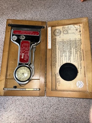 WAC Engineering Co. Type C-9 Aircraft Control Cable Tensiometer In Original Box