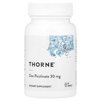 Thorne Zinc Picolinate 30 mg 60 Caps Immune Support