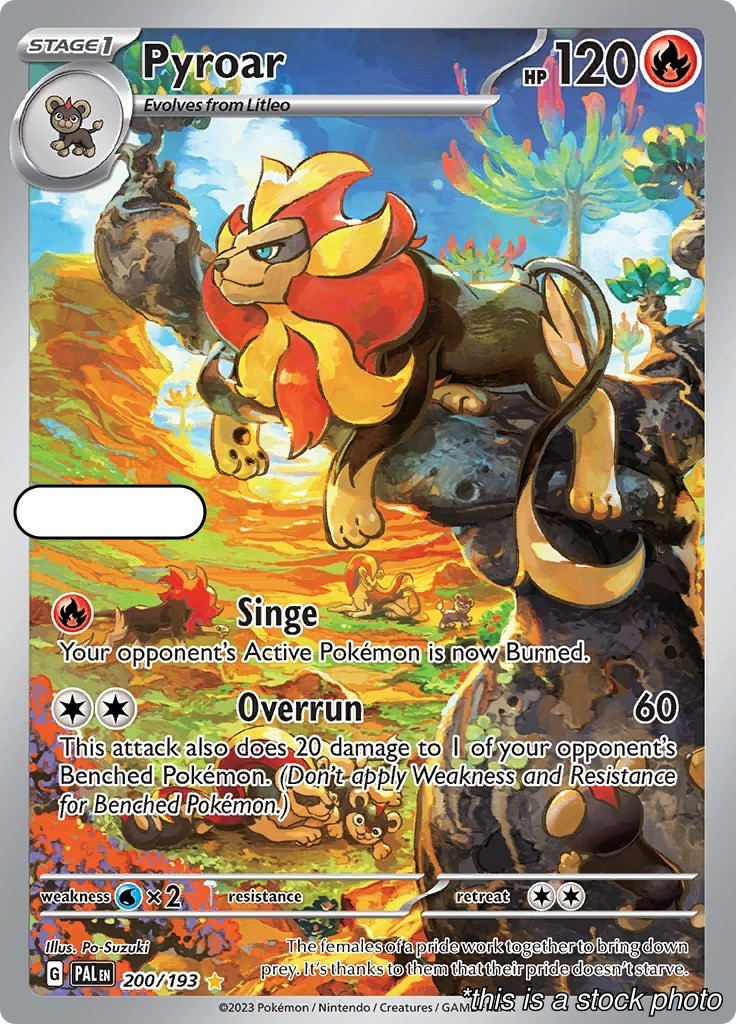 Holofoil - Pyroar - 200/193 - Paldea Evolved - LP