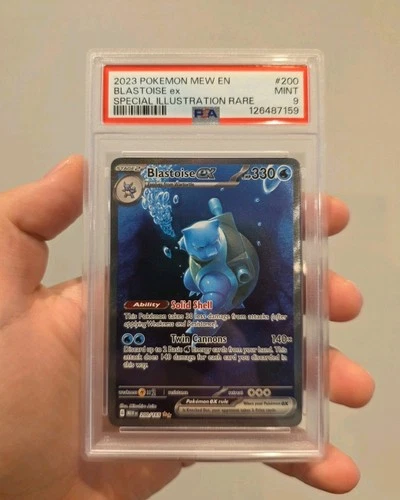 Pokemon S&V 151 | Blastoise EX 200/165 SIR | PSA 9