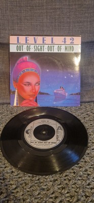 Level 42 Out of Sight Out of Mind 7'' Vinyl Record TESTED