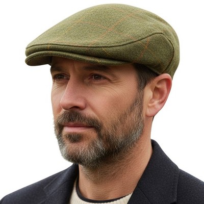 Game Herren Tweed Flatcap - wasserdichte teflonbeschichtete Landmütze - BUTE