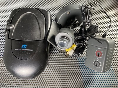 X-10 Wireless TV Camera System XC10A, Video Receive VR31A, & Power XM10A TESTED 