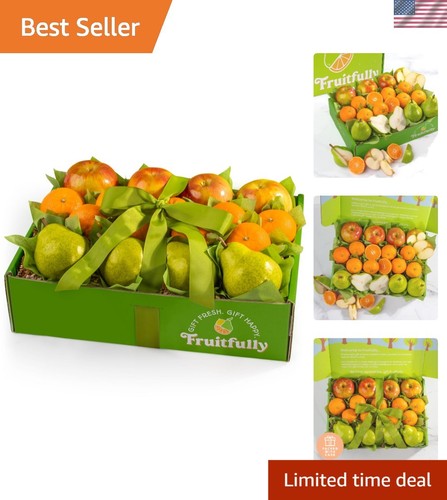Fruitfully Gift Box: Seasonal Trio of Fresh Fruits for Gifting ...