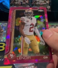 2025 Topps Chrome Sapphire - Deommodore Lenoir  1/1 Papa