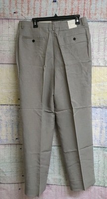 slim fit dress slacks Italian Linen Pants – StudioSuits main image 0