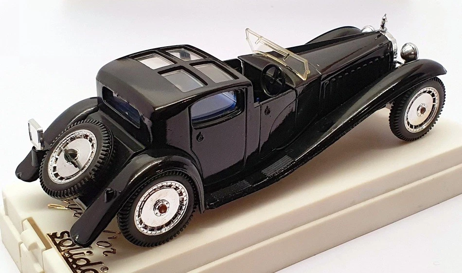 Coche modelo Solido escala 1/43 4036 - Bugatti Royale - negro Foto 2 de 4