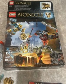 LEGO BIONICLE Mask Maker vs. Skull Grinder 70795 Incomplete