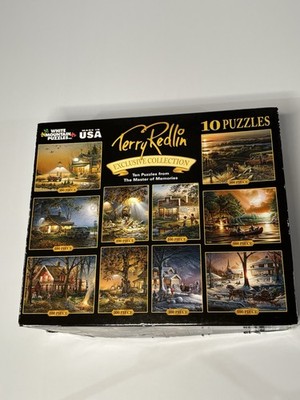 White Mountain Puzzles Terry Redlin Exclusive Collection 10 In One 100 - 500 Pcs
