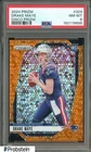 2024 Panini Orange Disco Prizm #329 Drake Maye Patriots RC Rookie PSA 8