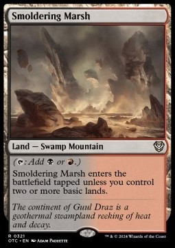 Magic/MTG Schwelendes Marschland OTC-321 Rare Deutsch Neu
