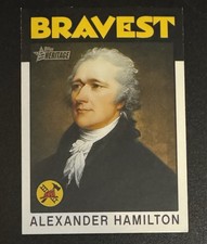 Alexander Hamilton 2009 Topps Heritage Bravest #40 - American Heroes