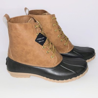 London Fog Seth Duck Boots – Cognac Brown Duck Boots Mens Brown Snow Boots London Fog Seth Duck Boots  main image 4