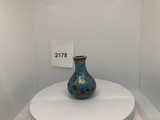 蓝色景泰蓝古董中国鼻烟壶| eBay