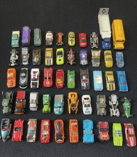 Mixed Lot 50 Hot Wheels Mattel Matchbox High Speed Yatming Cars Trucks 60s-00s