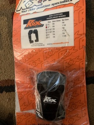 Rox Speed Elite Series Pivot  handle bar risers 2in. - Black