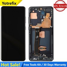 LCD Screen Replacement for Samsung Galaxy S20 Ultra 6.9"Frame Tools  30D Warranty