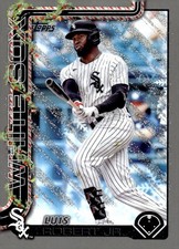 2025 Topps Holiday #H117b Luis Robert Jr. Silver Glitter Holiday