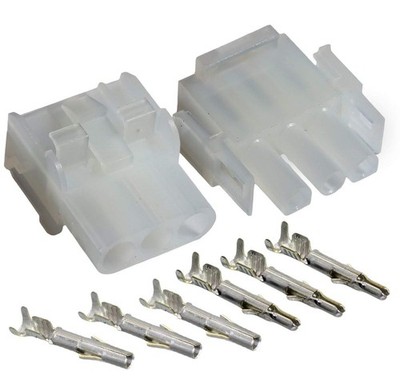 Molex -3 Match Set - 3-Pin w/14-20 AWG Wire Connector - 2.13mm D Latch Lock MLX 