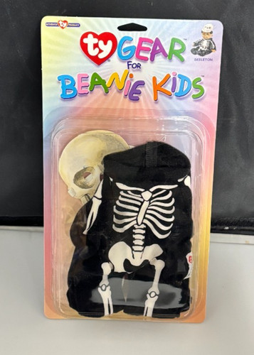 Ty Gear for Beanie Kids Skeleton Outfit Halloween Costume Accessory Collectible