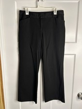 Talbots Women  s Size 12 Petite Dress Pants Black Office Career Casual 3507