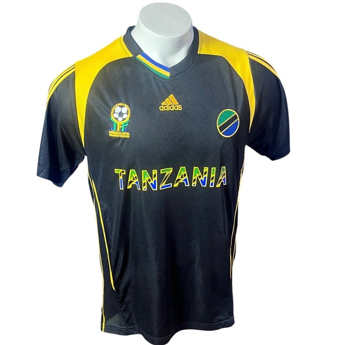 インドネシアNATIONAL FOOTBALL TEAM JERSEY Adidas Tanzania National Team Soccer Jersey Mens XL Black