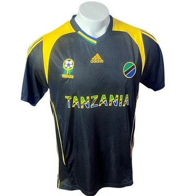 Adidas Tanzania National Team Soccer Jersey Mens XL Black