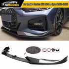 For 20-25 BMW 4Series G22 G23 M Sport 430i M440i Carbon Style Front Lip Splitter