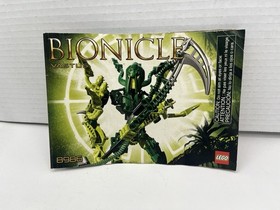 Lego Bionicle Glatorian Legends Vastus 8986 - Complete Figure With Manual DMG