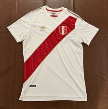 Peru National Team Soccer F tbol 2018 Umbro Jersey Men  s Size Medium