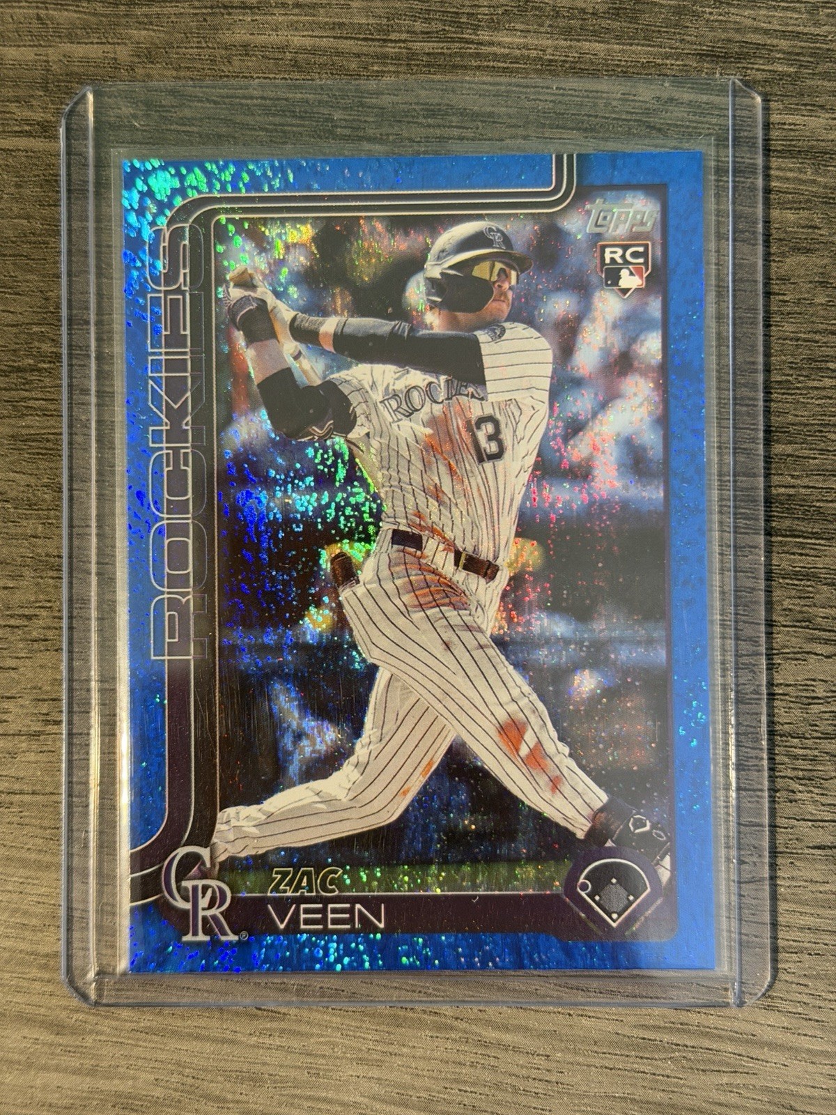 2025 Topps Update Series - Zac Veen #US286 Blue Holofoil /150 (RC)