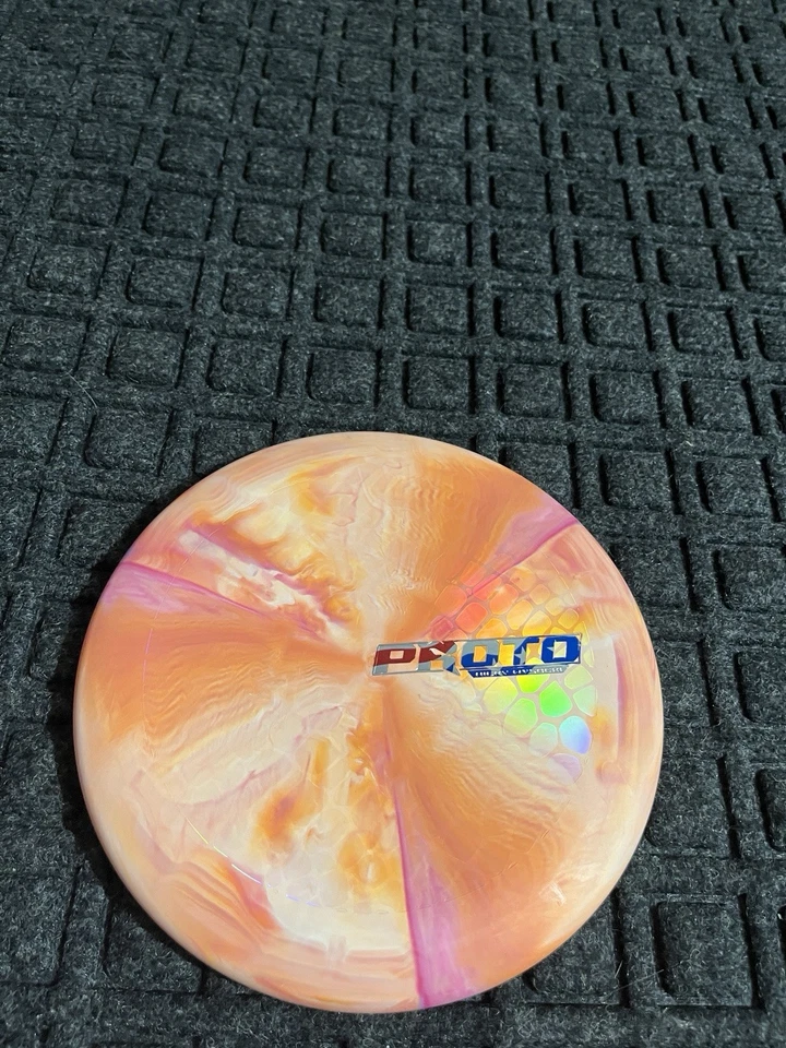 Discraft Proto Ricky Wysocki Putter 173-174g peach swirl rainbow reptile stamp - Image 2 of 4