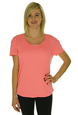 Ideology Womens Draped Cutout Back Tee Size XS