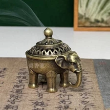 Antique Elephant Incense Burner Household Sandalwood Eaglewood Aroma Burner