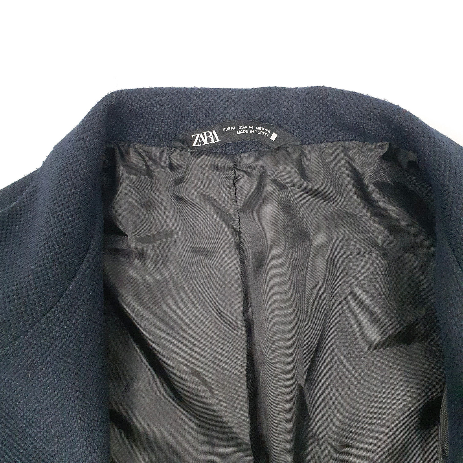 ZARA Blazer Jacket Coat Trench Overcoat Mens M image 3