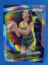 2025 #127 Nika Muhl Panini Prizm Silver Prizm Storm