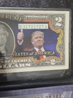 President TRUMP  $2 Bill Currency Collection with Display Holder Note + .999 1oz — photo 4