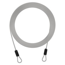 9.84FT 3mm Stainless Steel Security Cable Security Wire Rope with Double Lo...